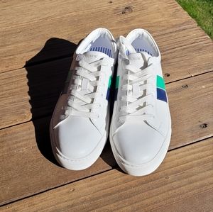 J Crew Bright white sneakers  NEW never worn!!